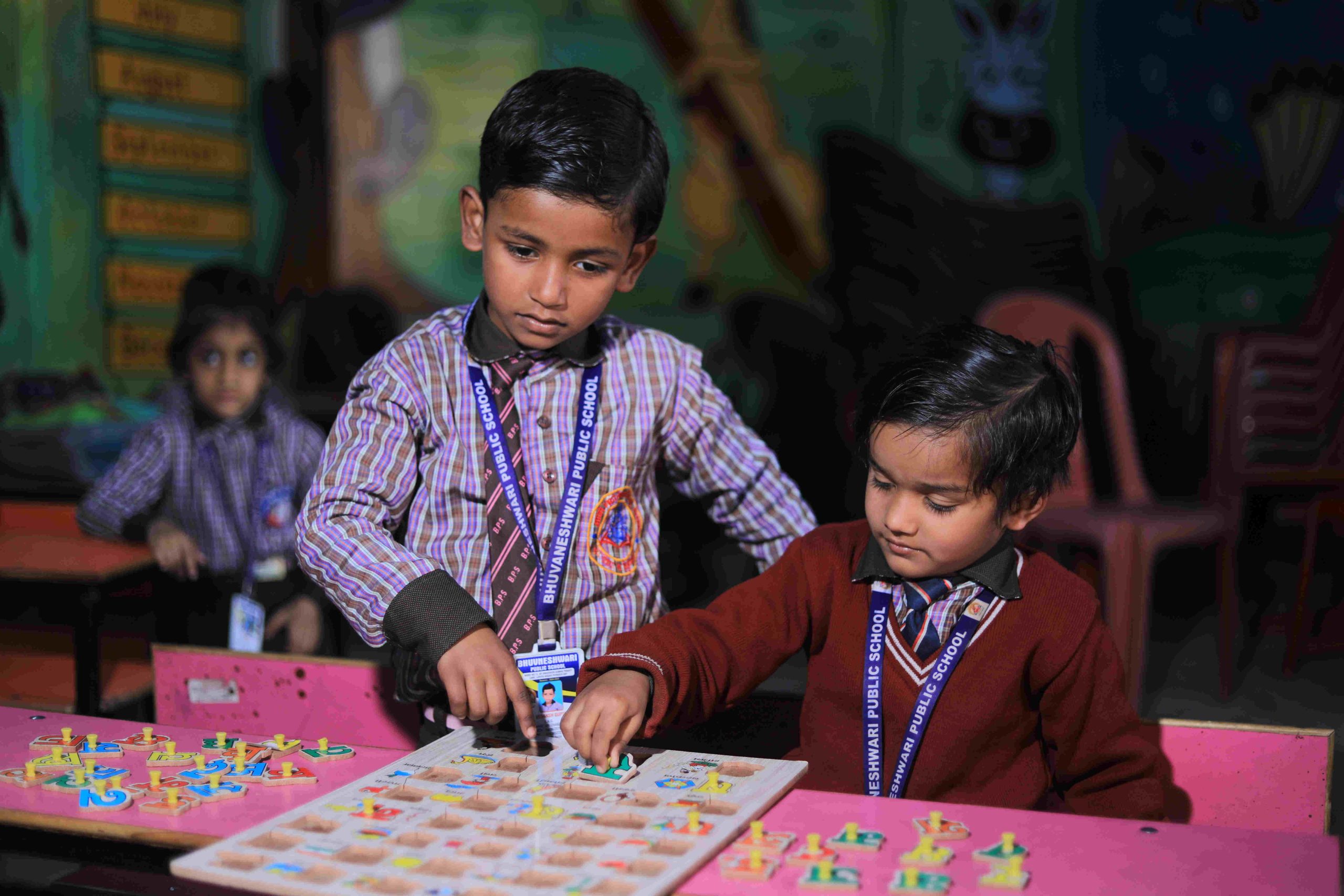 Happy children playing